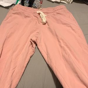 Pink joggers